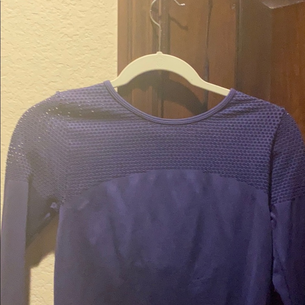 Fabletics Navy Compression Top - image 2